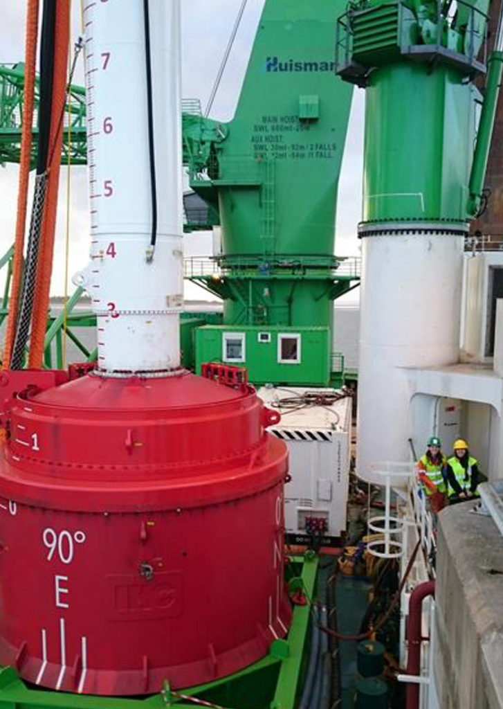 Through our clients OSC liaise regularly with the Marine Management Organisation on best practice for piling operations © OSC 2015