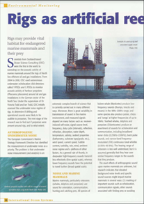 Rigs as reefs on the North Sea (PDF)
