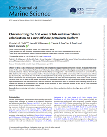 Characterizing the first wave of fish and invertebrate colonization on a new offshore petroleum platform (PDF)